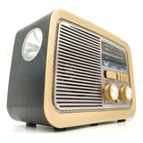 Rádio Am Fm Retrô Vintage Antigo Bluetooth Cabo Carre Bivolt