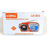 Radio Am/fm Le-603 Lelong Radinho De Bolso Cores Variadas