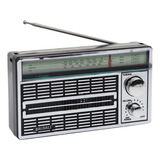 Rádio Am/fm/sw Vintage Para Idosos, Com Chave