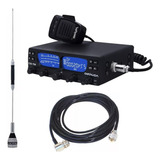 Rádio Aquario Px Rp-90 Black V2 V 2023 Antena E Cabo Brinde 