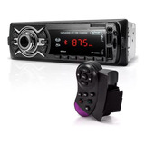 Rádio Auto Am / Fm Bluetooth Mp3 Aux C/ Controle P/ Volante