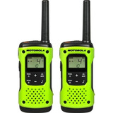 Radio Comunicador Talkabout Motorola T600br 35km 110v Bandas De Freq ncia 462 467mhz uhf Cor Verde