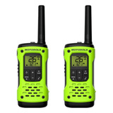 Rádio Comunicador Talkabout Motorola T600br 35km Ip67 Verde