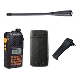 Radio Comunicador Uv-6r Com Bateria Clip E Antena Promoçao 