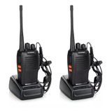 Rádio Comunicador Walk Talk Profissional Ht Uhf Vhf 2 Unid.