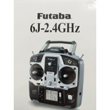 Radio Controle Futaba T6j 6-ch - Kit Com Receptor E Servos 