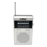 Rádio De Bolso Amfm Prateado Le650-lelong-fone