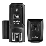 Rádio Flash Godox Ct-16 - 16 Canais C/ Suporte De Sombrinha