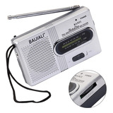 Rádio Fm Portátil Pocket Am De 2 Bandas Para Idosos