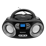 Rádio Grabadora Megatek, Bluetooth, Cd, Fm, Preto