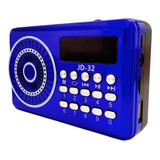 Radio Jd-32 Retro Fm Bluetooth Portátil