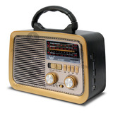 Radio Modelo Antigo Vintage Bluetooth Usb