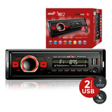 Rádio Mp3 Automotivo Fm Bluetooth Carregador