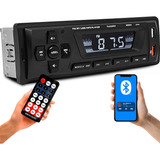 Rádio Mp3 Player Bluetooth Usb Universal 1 Din Painel Led