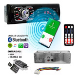 Rádio Mp3 Player C/ Led 60w Bluetooth 2 Entradas Usb