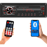 Rádio Mp3 Som Automotivo Bluetooth Universal 1 Din Usb Aux