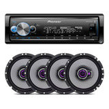Radio Pioneer Bluetooth Mixtrax Mvh-x700br +4