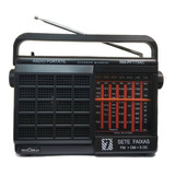 Rádio Portátil 7 Faixas-fm+om+5oc - Motobras - Rm-pft73ac