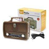 Rádio Portátil Altomex Retro Vintage Am/fm