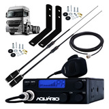 Rádio Px 40 Canais Antena Argentina Black Cabo 5,5m Mb Axor