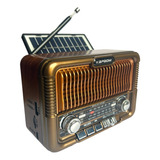 Radio Radinho Antigo Estilo Madeira Bluetooth