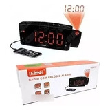 Radio Relógio Despertador Digital Lelong Le-672