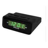 Rádio Relógio Fm Alarme Bluetooth Philco