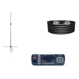 Rádio Repetidor Uhf 400-470 5w  Kit Antena E Cabo 15mts