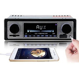 Radio Retro Carro Antigo Usb Bluetooth