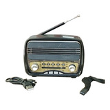 Rádio Retro Mini Com Bluetooth Am