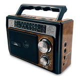 Rádio Retro Radinho Vintage Portátil Potente Usb Mp3 Am Fm 
