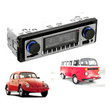 Rádio Retro Vintage Automotivo Bluetooth / Fusca / Kombi
