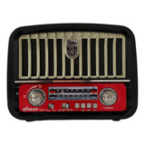 Rádio Retrô Xtrad Premium Bluetooth Portátil Am/fm Bivolt