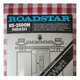 Rádio Toca Fitas Roadstar Rs-2500n Para Carro.