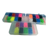 Rainbow Fun Kit C/1400 Elásticos Pulseiras