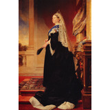 Rainha Victoria Vitoria Inglaterra Grande Reproducao Em Tela
