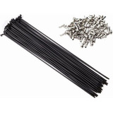 Raio Bike Aro 26 Inox Preto 255 X 2.0mm 72 Pçs