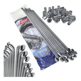 Raio Ddl 4mm Cromado Bros 150 Dianteiro Disco