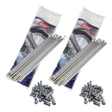 Raio Ddl 4mm Cromado Diant+traseiro Titan/fan 125/150/160 Ks