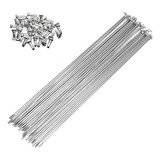Raio Inox Bike Aro 27 Caloi Monark 310mm X 2mm Kit 36 Raios