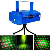 Raio Laser Jogo De Luz Holográfico Strobo Led Pisca