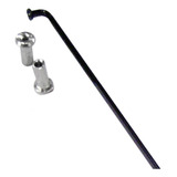 Raio Zincado 2,5x260mm C/ Niple Preto - 36 Peças