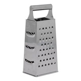 Ralador 4 Faces De Inox Com Alça P Queijos E Legumes Cor Prateado