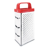 Ralador 4 Faces Inox Fatiador Legumes Queijos Cozinha 21cm