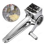 Ralador De Queijo Chocolate Legumes Manual Aço Inox Cozinha