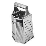 Ralador Manual 6 Faces Aço Inox - Queijo Legumes Frutas