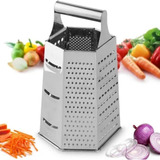 Ralador Manual Inox 6 Faces Para Queijo Legumes Mimo Style