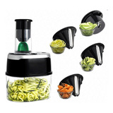 Ralador Spiraliz Fatiador Espiral Automatico 4 Em 1 Cortador