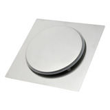 Ralo Click Banheiro 15x15 Quadrado Inox 304 Inteligente Luxo