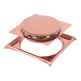 Ralo Click Inteligente 10 Cm Inox 304 Rose Gold Com Grelha